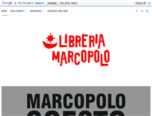 Tablet Screenshot of libreriamarcopolo.com